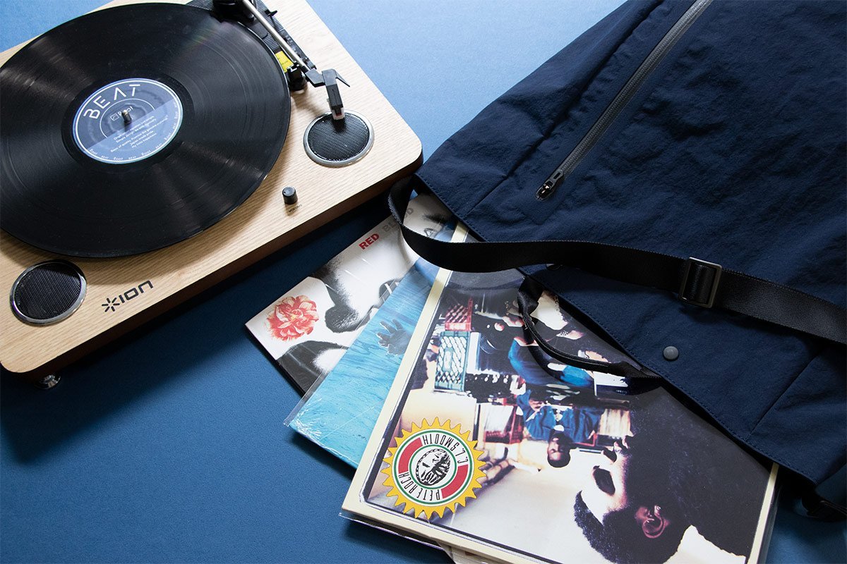 ヴィンテージ Parcel Audio Couture レコードバッグ レコードバッグに 