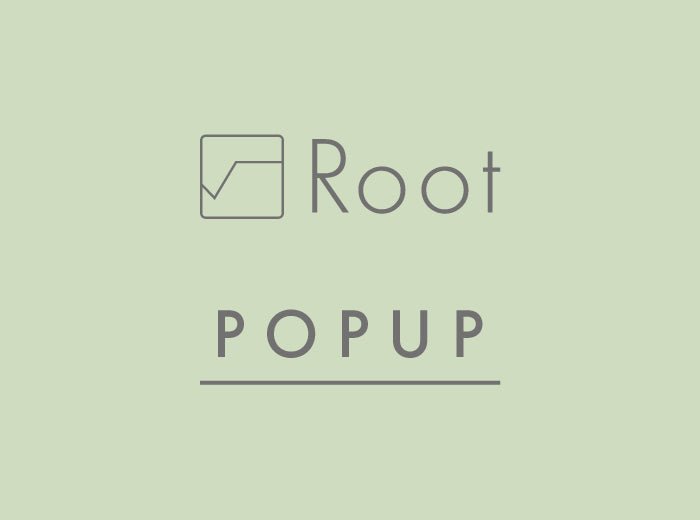 【千里阪急】POPUPストア出店のお知らせ - Root (ルート)バッグ・鞄通販サイト-ずっと好きなもの、飾らないデザイン -