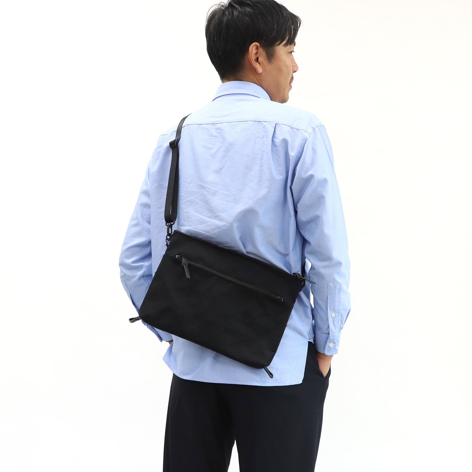 2wayサコッシュneo 「KONBU®️(コンブ)」ツイル - Root (ルート)バッグ・鞄通販サイト - ずっと好きなもの、飾らないデザイン -