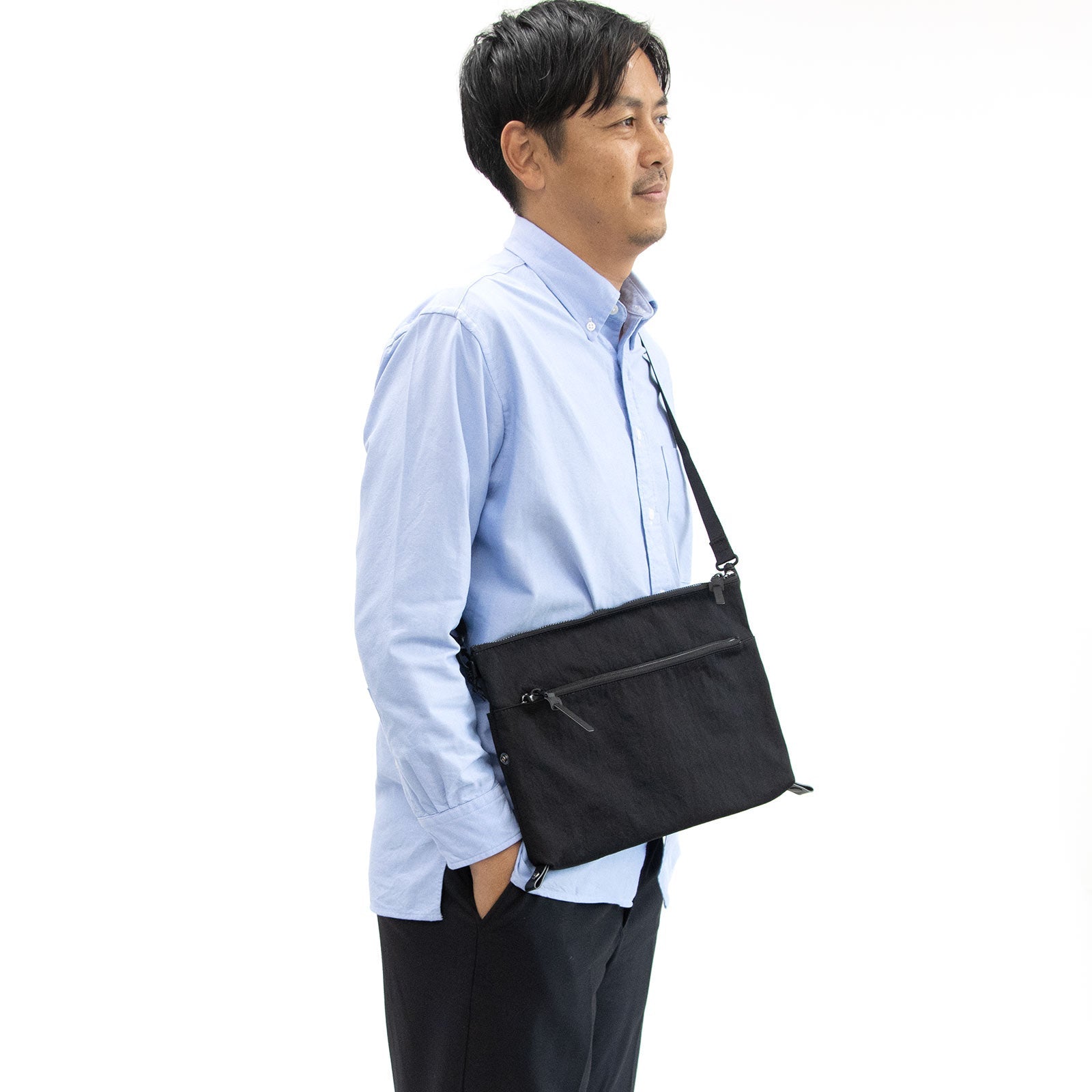 2wayサコッシュneo 「KONBU®️(コンブ)」ツイル - Root (ルート)バッグ・鞄通販サイト - ずっと好きなもの、飾らないデザイン -