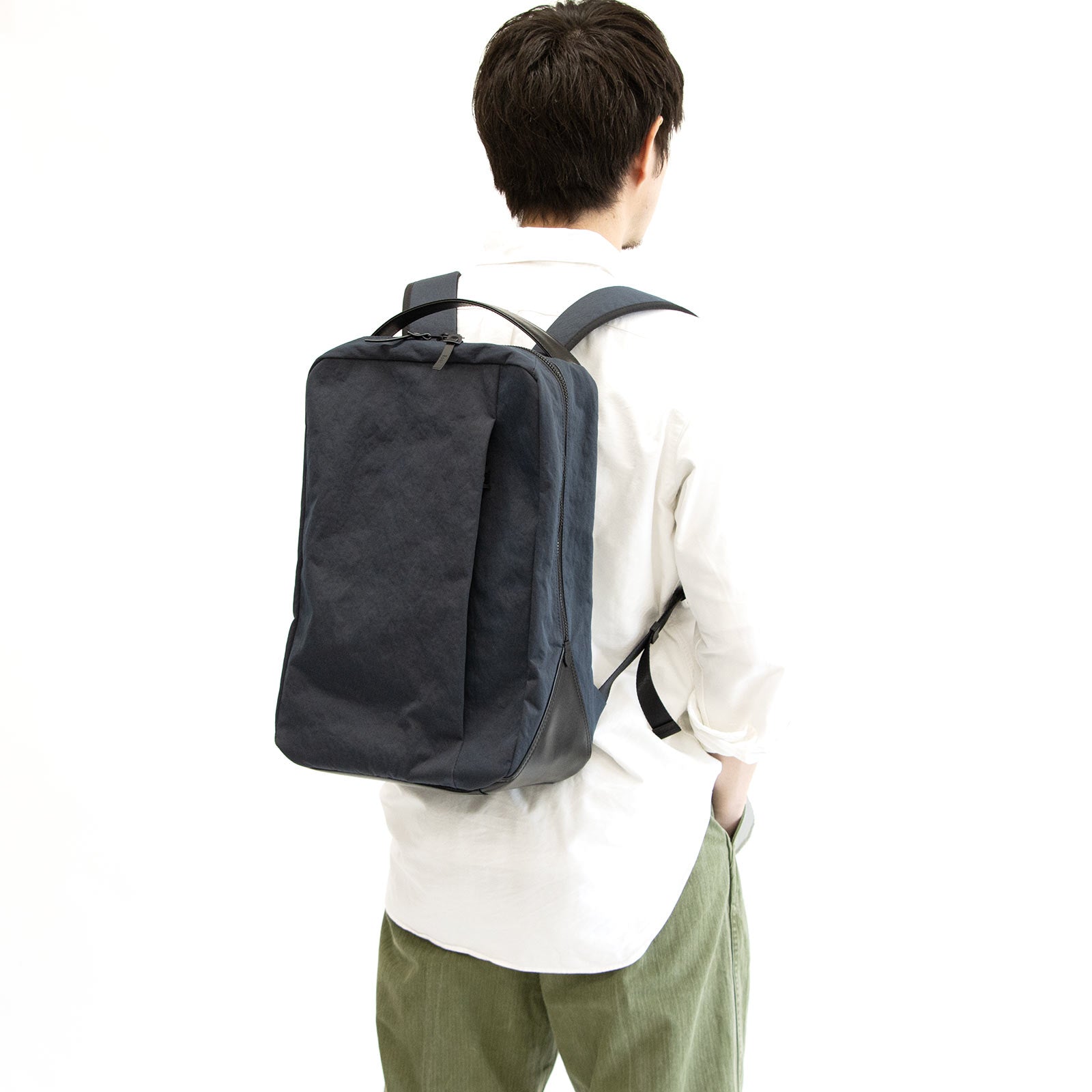 ボックスリュックtype2 KONBU®ツイル&チェストストラップ(セット購入)