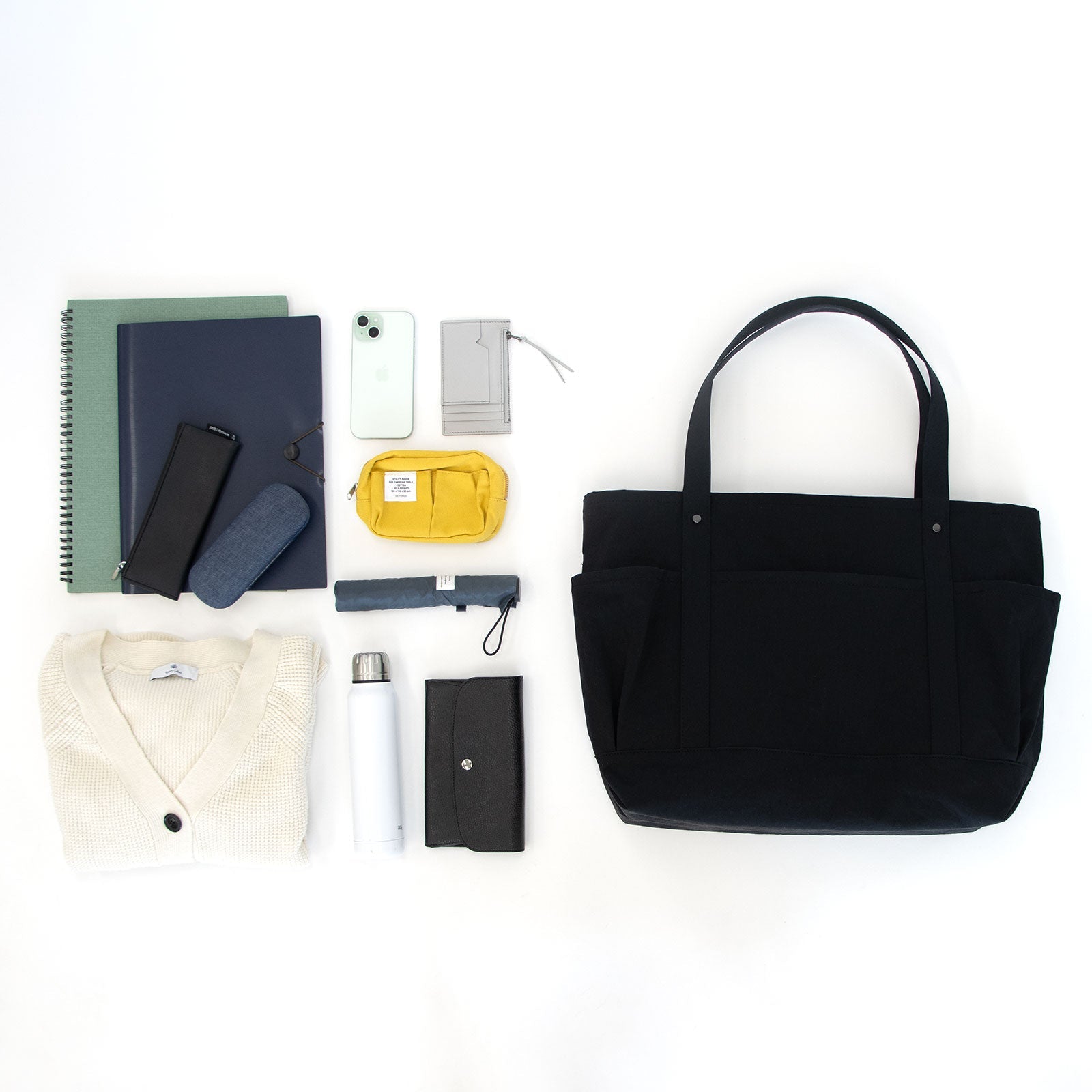 セイライトトートL 「KONBU®️(コンブ)」ツイル|KONBU®️バッグ(コンブバッグ) - Root (ルート)バッグ・鞄通販サイト - ずっと好きなもの、飾らないデザイン -