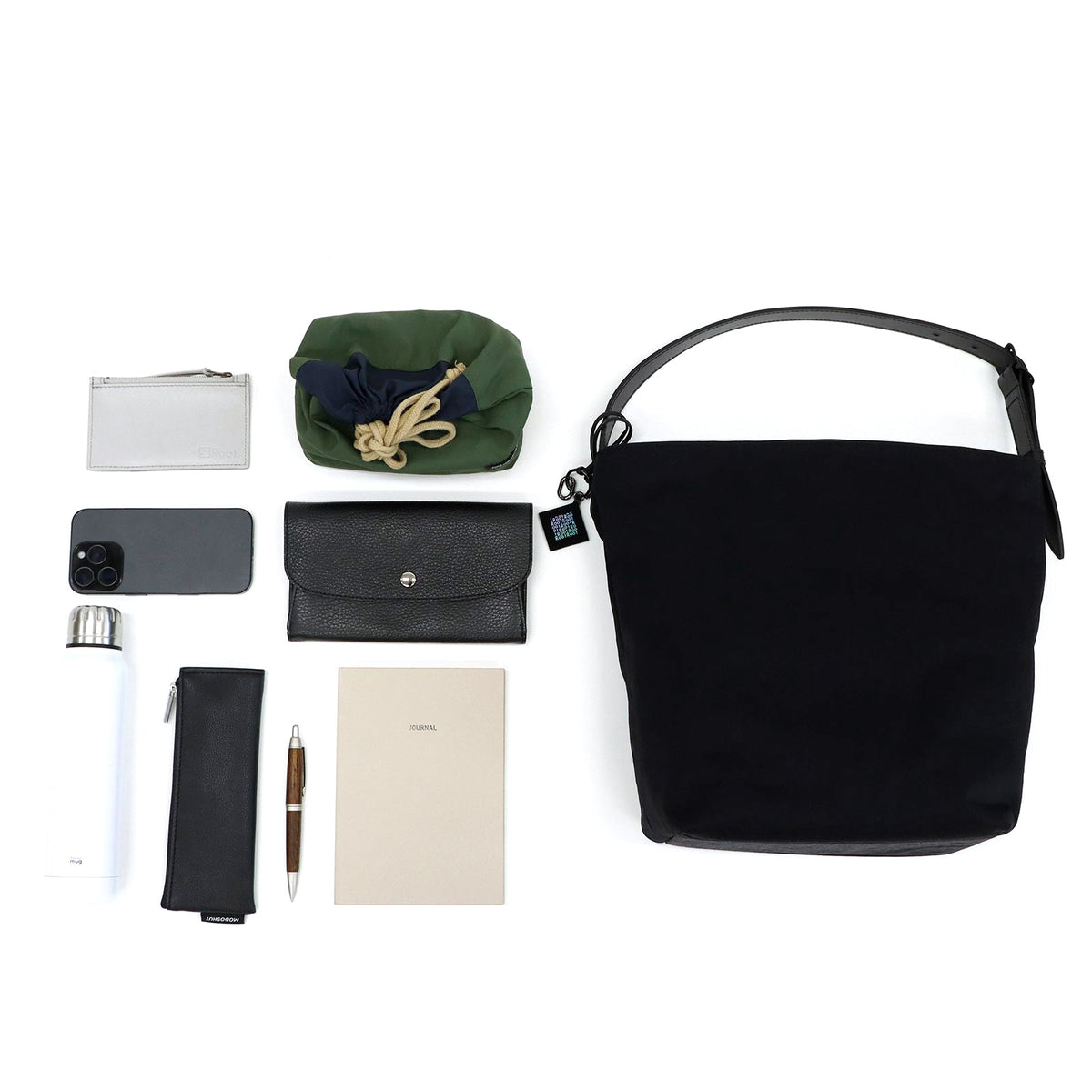 Mellow Shouldertote M「KONBU®️(コンブ)ツイル」|KONBU®️バッグ(コンブバッグ)