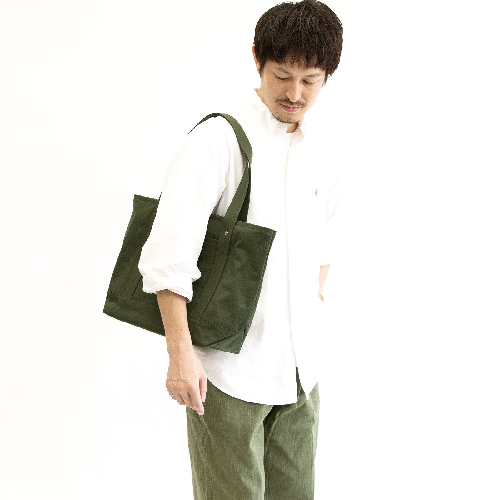 セイライトトートM「KONBU®️(コンブ)ツイル」|KONBU®️バッグ(コンブバッグ) - Root (ルート)バッグ・鞄通販サイト - ずっと好きなもの、飾らないデザイン -