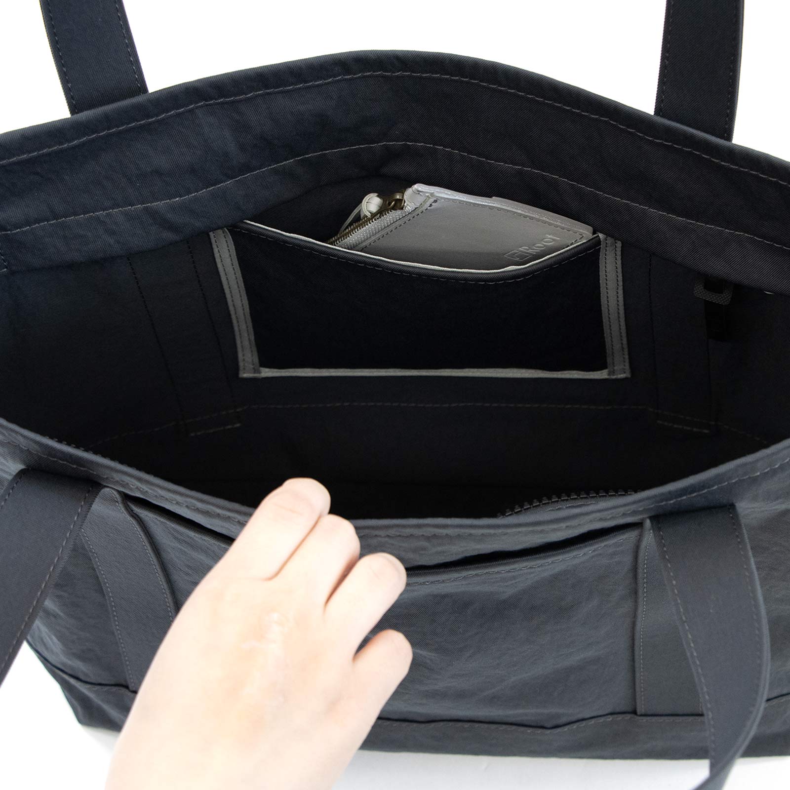 セイライトトートM「KONBU®️(コンブ)ツイル」|KONBU®️バッグ(コンブバッグ) - Root (ルート)バッグ・鞄通販サイト - ずっと好きなもの、飾らないデザイン -