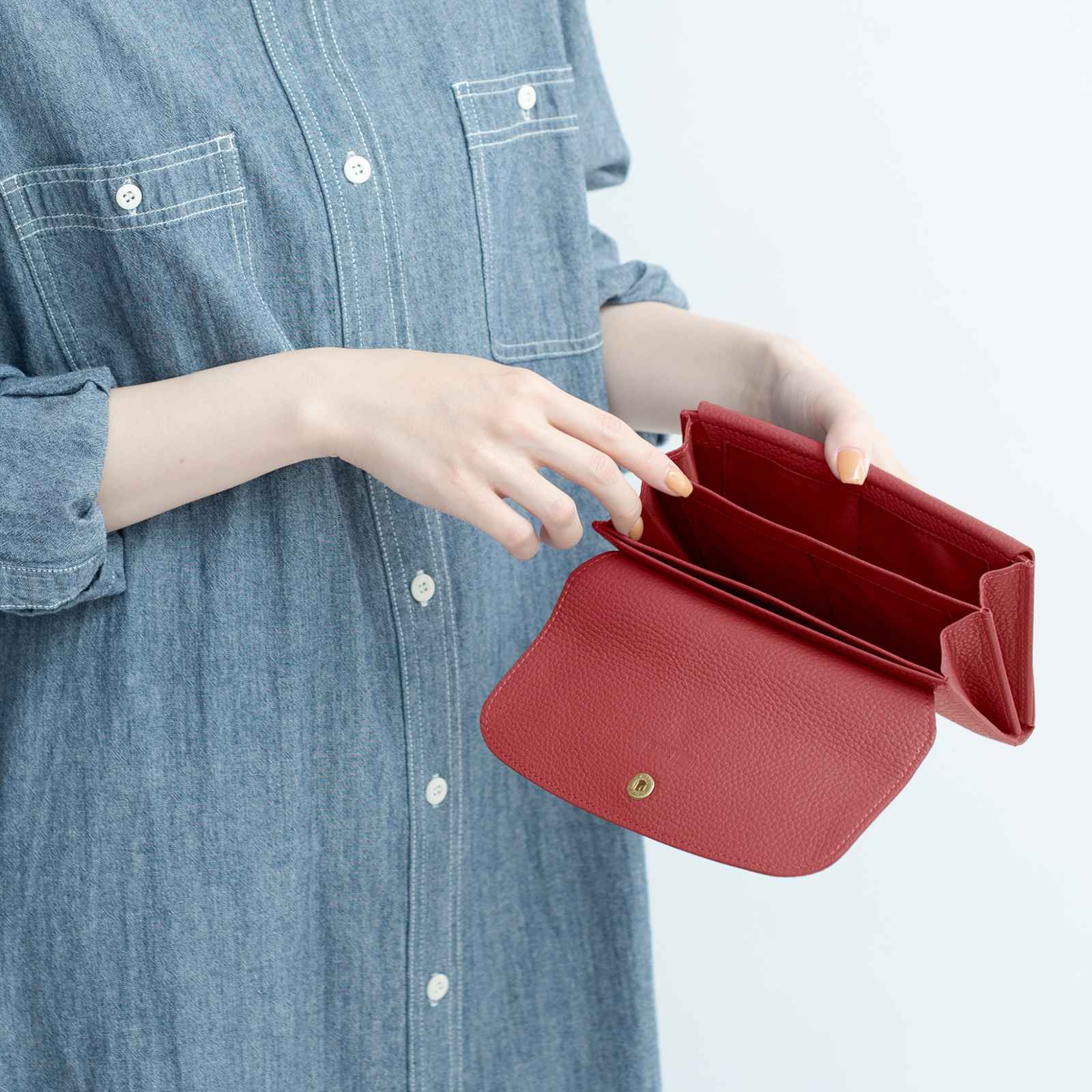 本革ロングウォレット(レザー長財布)Root<UNISEX>Leather long wallet - Root (ルート)バッグ・鞄通販サイト - ずっと好きなもの、飾らないデザイン -