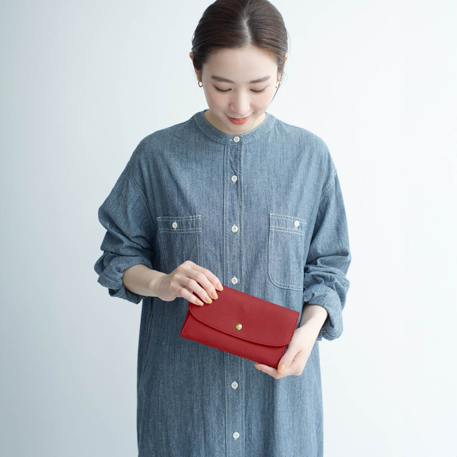 本革ロングウォレット(レザー長財布)Root<UNISEX>Leather long wallet - Root (ルート)バッグ・鞄通販サイト - ずっと好きなもの、飾らないデザイン -