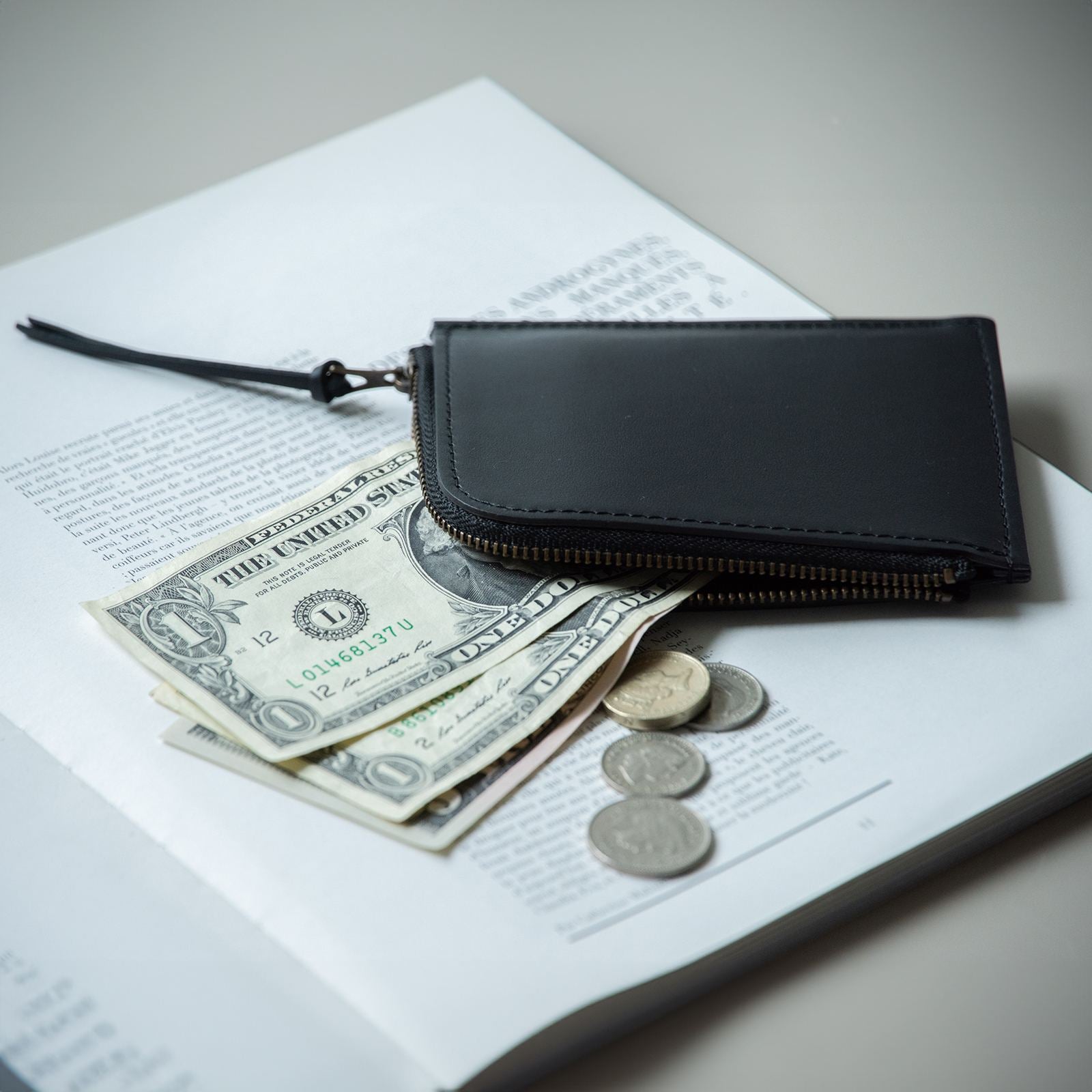 本革・レザーミニウォレット(レザーミニ財布)Root<UNISEX>Leather mini wallet - Root (ルート)バッグ・鞄通販サイト - ずっと好きなもの、飾らないデザイン -