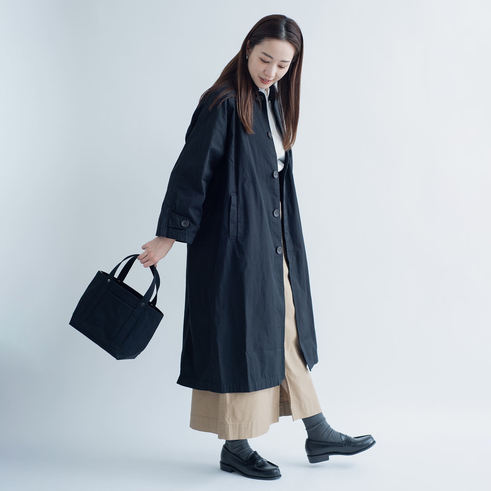 セイライトトートS「KONBU®️(コンブ)ツイル」|KONBU®️バッグ(コンブバッグ) - Root (ルート)バッグ・鞄通販サイト - ずっと好きなもの、飾らないデザイン -