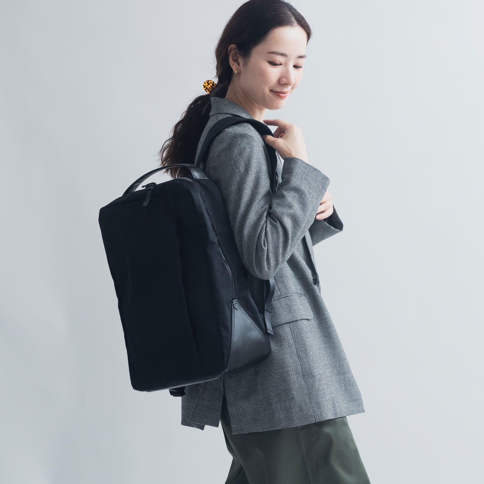 ボックスリュック type2「KONBU®️(コンブ)ツイル」|KONBU®️バッグ(コンブバッグ) - Root (ルート)バッグ・鞄通販サイト - ずっと好きなもの、飾らないデザイン -