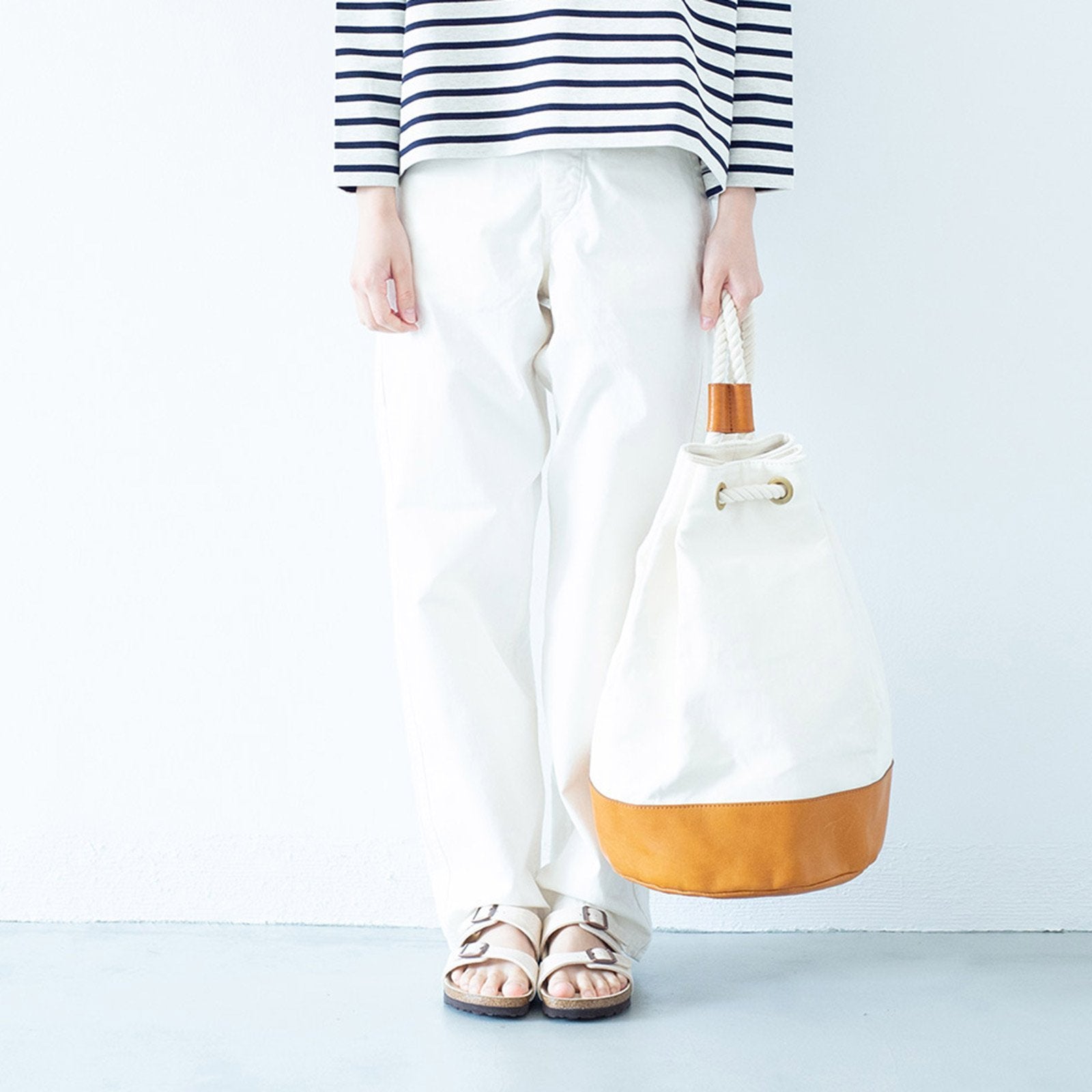 Root ＜UNISEX＞ Shoulderbag（ショルダーバッグ) キャンバス・ロープバッグ - Root - ずっと好きなもの、飾らないデザイン -