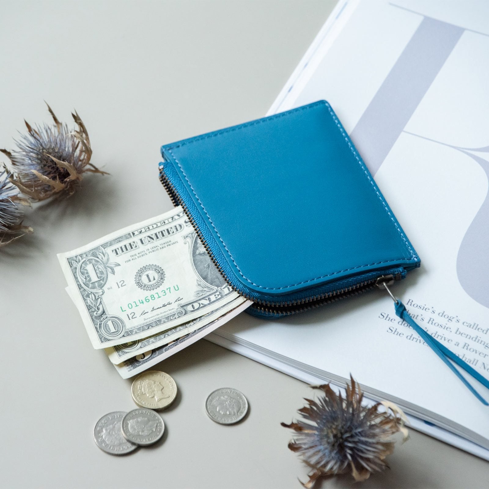Root <UNISEX>minimal wallet(本革ミニマルウォレット) -