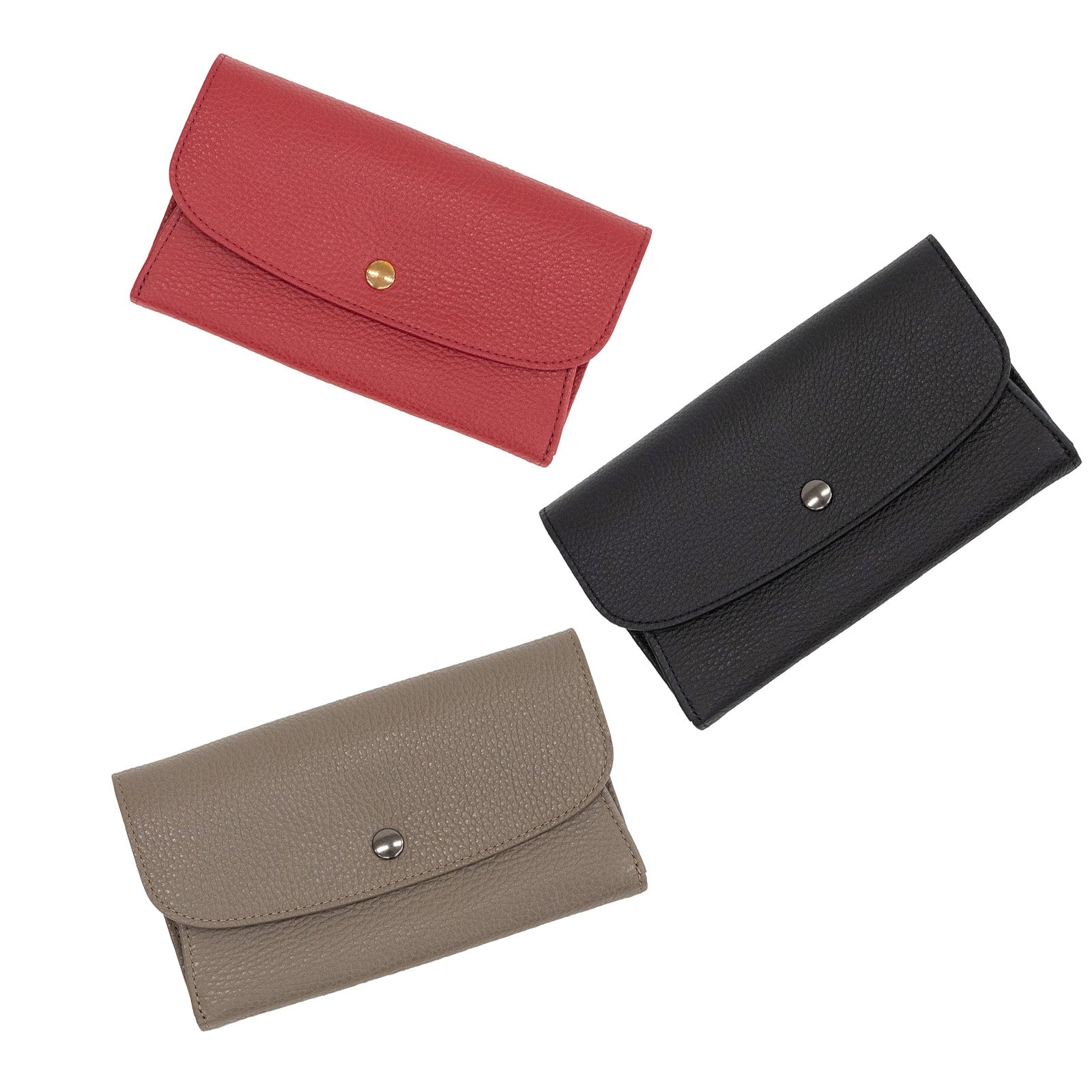 本革ロングウォレット(レザー長財布)Root＜UNISEX＞Leather long wallet - Root - ずっと好きなもの、飾らないデザイン -