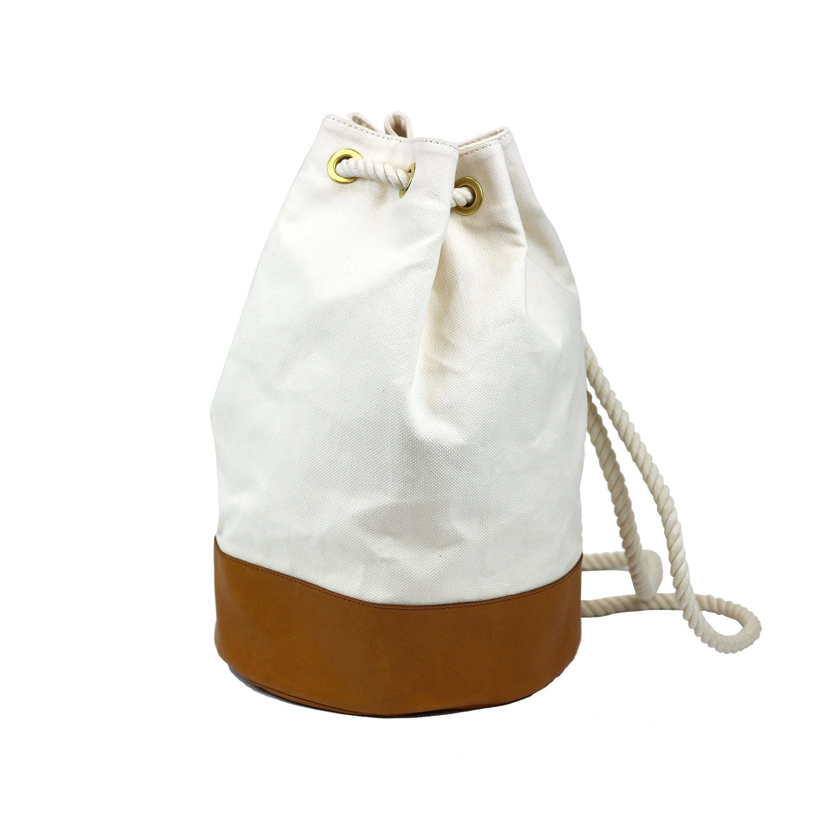 キャンバス・ロープバッグ(帆布巾着ショルダーバッグ) Root<UNISEX>Shoulderbag - Root - ずっと好きなもの、飾らないデザイン -
