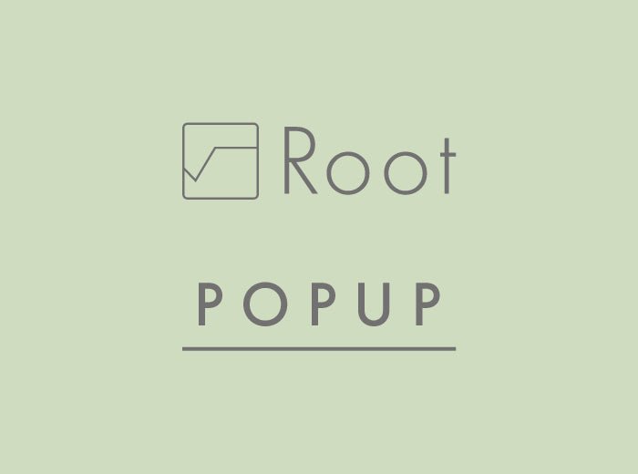 【千里阪急】POPUPストア出店のお知らせ - Root (ルート)バッグ・鞄通販サイト-ずっと好きなもの、飾らないデザイン -