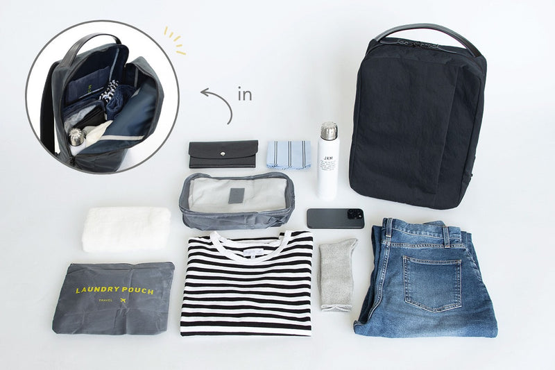 ボックスリュック type2「KONBU®️（コンブ）ツイル」｜KONBU®️バッグ（コンブバッグ） - Root (ルート)バッグ・鞄通販サイト - ずっと好きなもの、飾らないデザイン - 