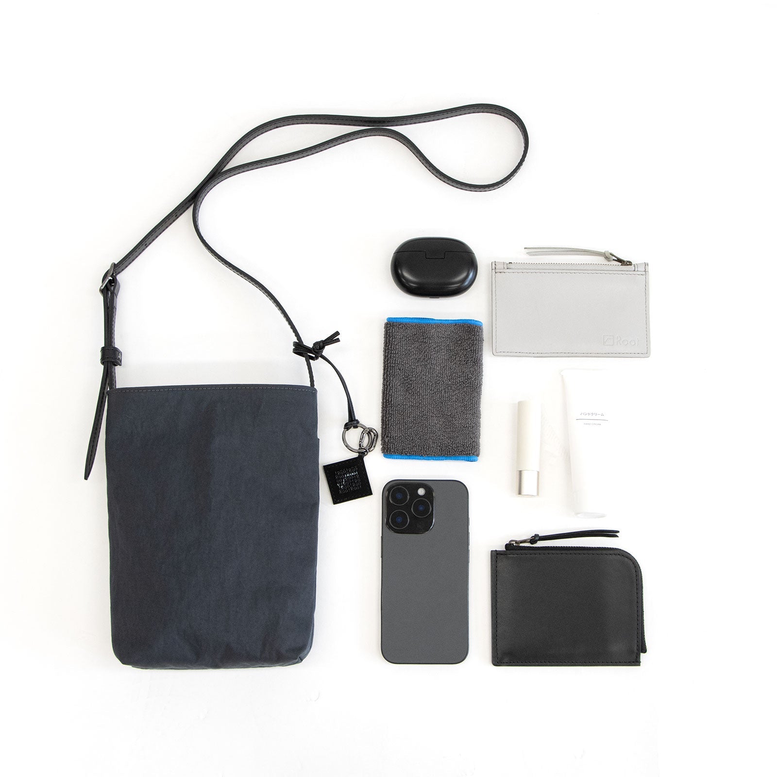 Mellow Phoneshoulder「KONBU®️（コンブ）ツイル」｜KONBU®️バッグ（コンブバッグ） - Root (ルート)バッグ・鞄通販サイト-ずっと好きなもの、飾らないデザイン -