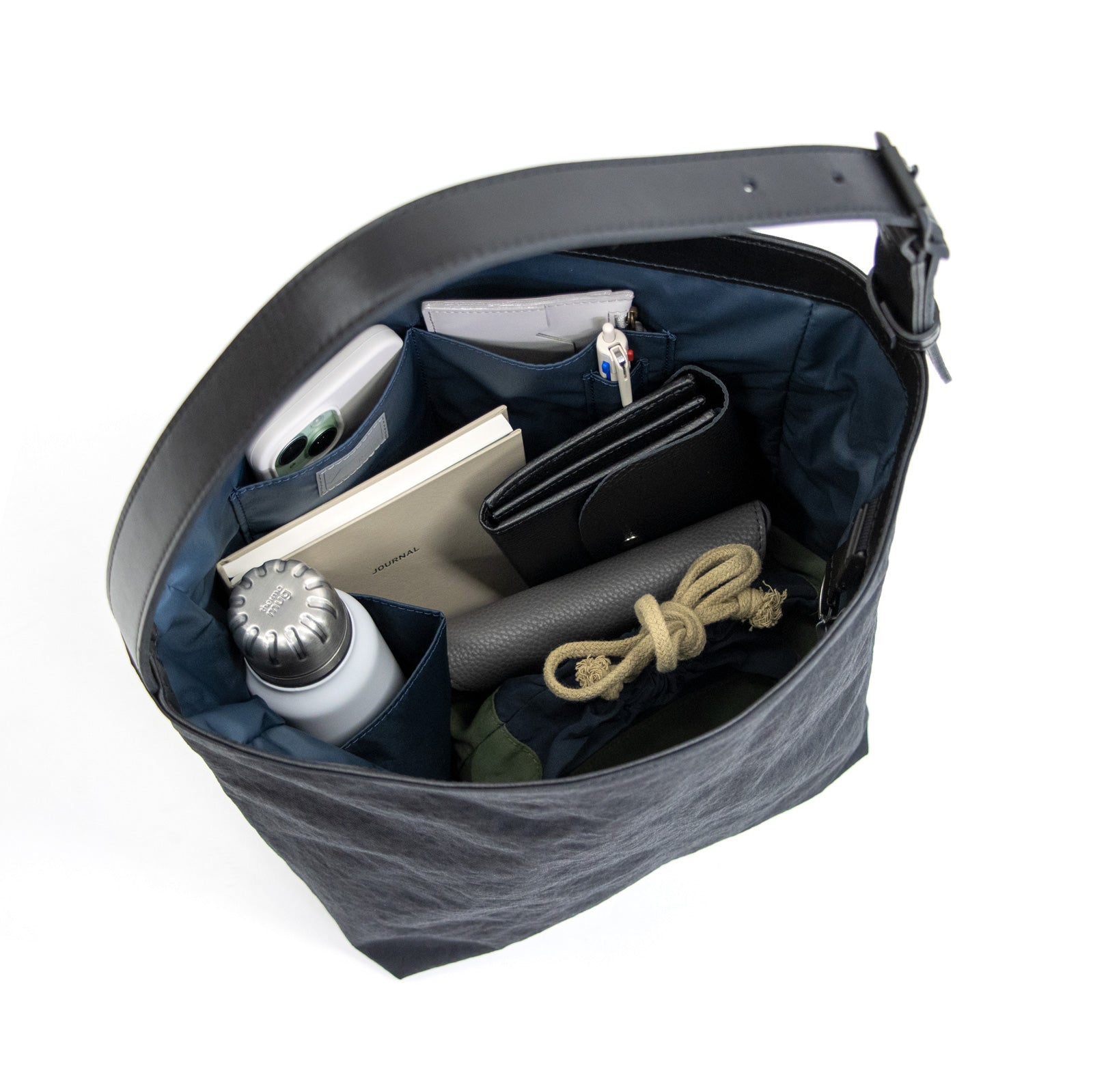 Mellow Shouldertote M「KONBU®️（コンブ）ツイル」｜KONBU®️バッグ（コンブバッグ） - Root (ルート)バッグ・鞄通販サイト - ずっと好きなもの、飾らないデザイン - 