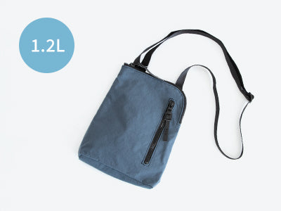 1.2ℓのブルーグレーのミニショルダー 和ックパックミニ habit type2