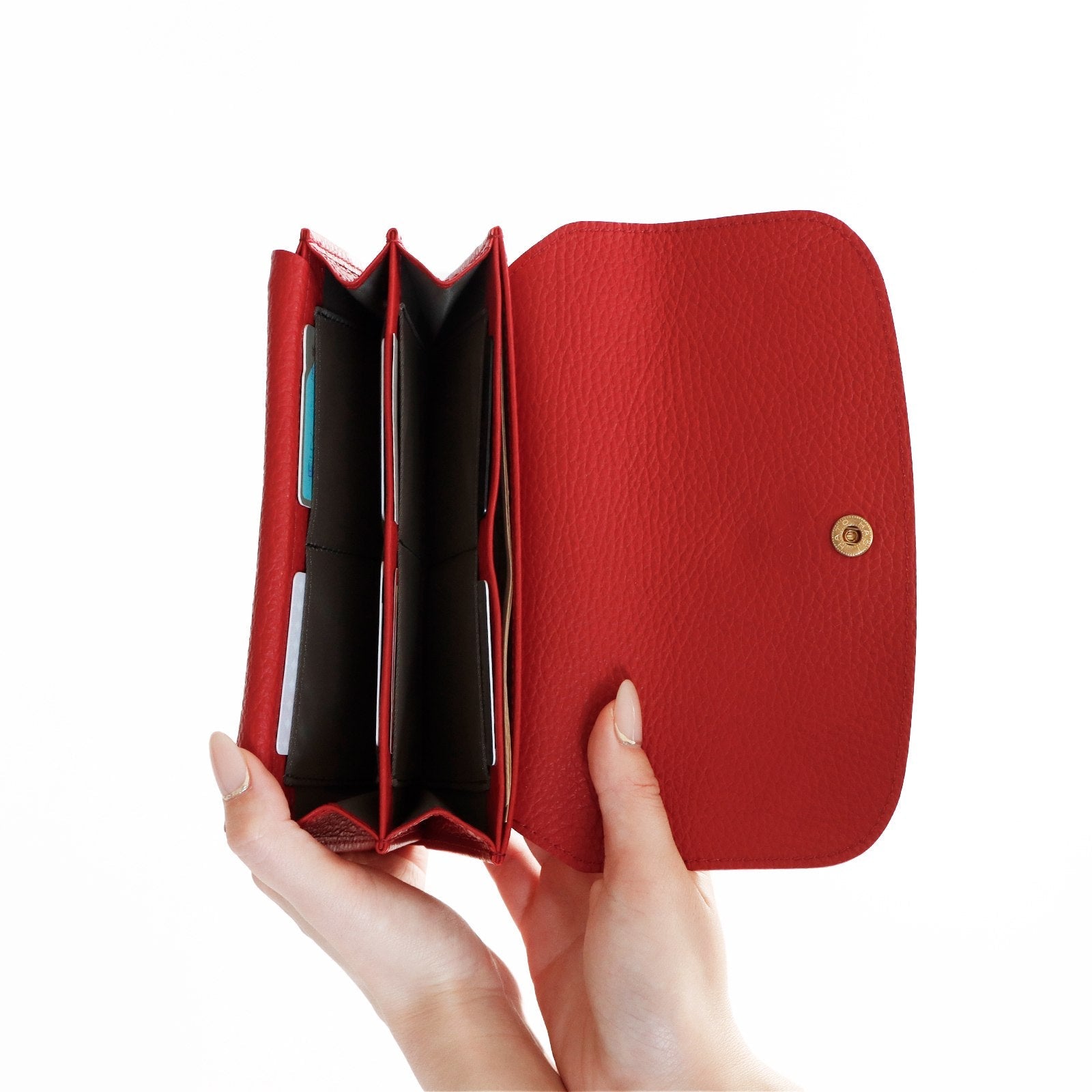 本革ロングウォレット(レザー長財布)Root＜UNISEX＞Leather long wallet