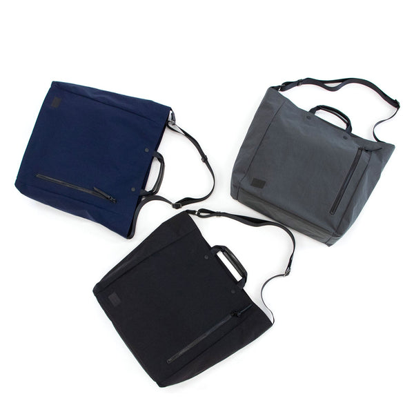 BOXトートKONBU®️（コンブ）ナイロンショルダーバッグ Root＜UNISEX＞Shoulderbag - Root - ずっと好きなもの、飾らないデザイン -